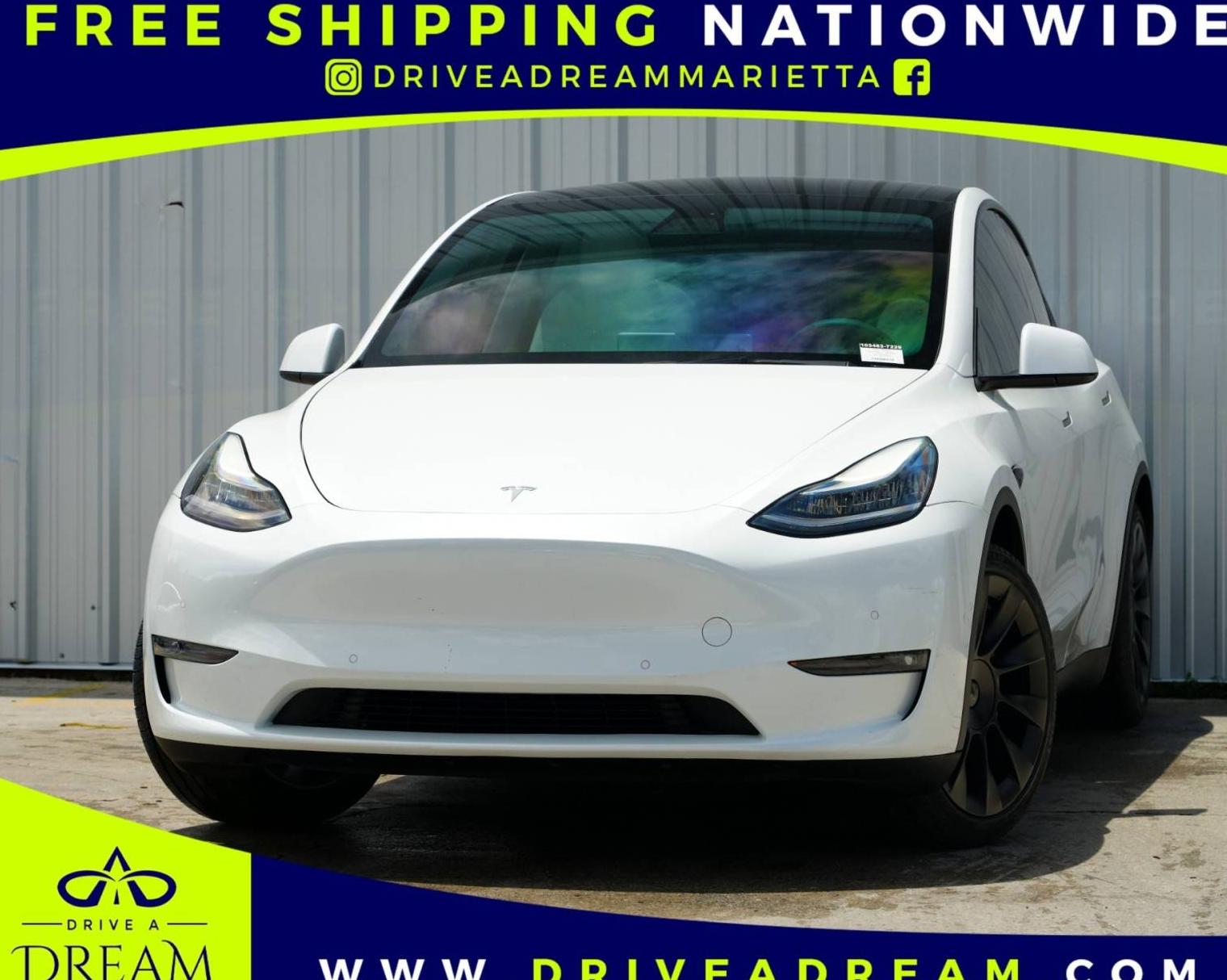 TESLA MODEL Y 2021 5YJYGDED4MF103463 image